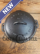 Awesome! 1920’s Griswold #8 Tite-Top Cast Iron Dutch Oven 833 F and high dome matching Griswold Lid 2551 Dutch Ovens