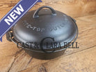 Awesome! 1920’s Griswold #8 Tite-Top Cast Iron Dutch Oven 833 F and high dome matching Griswold Lid 2551 Dutch Ovens