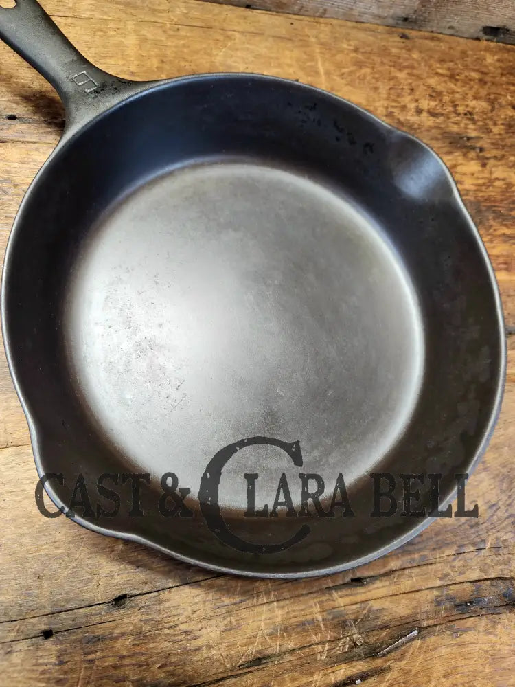 Awesome 1930’S Griswold No. 6 Skillet With Small Block Logo And Smooth Bottom 699