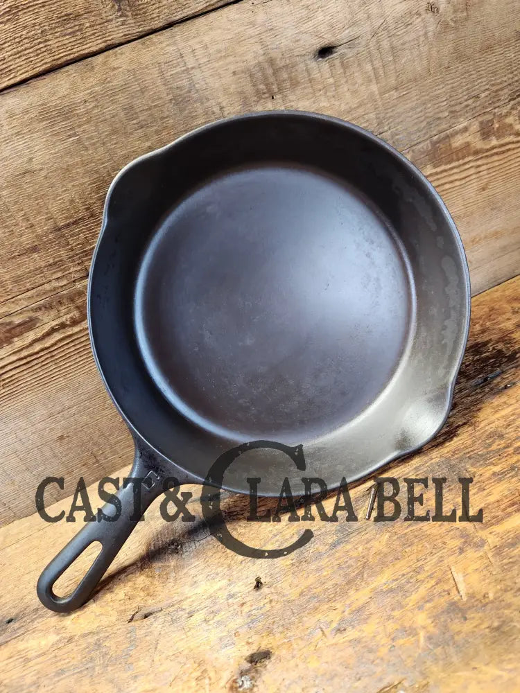 Awesome 1930’S Griswold No. 6 Skillet With Small Block Logo And Smooth Bottom 699