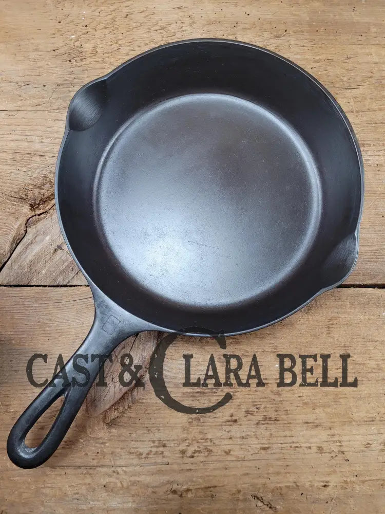 Awesome 1930’S Griswold No. 6 Skillet With Small Block Logo And Smooth Bottom 699 J