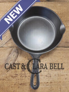 Awesome 1940’s Griswold #6 Cast Iron Skillet with Small Block Logo Flat Style Handle and Smooth Bottom 699 D Skillet