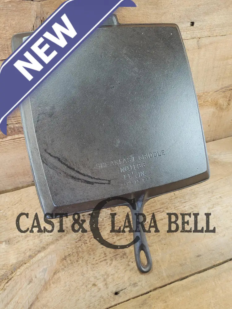 Awesome and huge Birmingham S&R square breakfast skillet. Perfect universal piece for your kitchen!