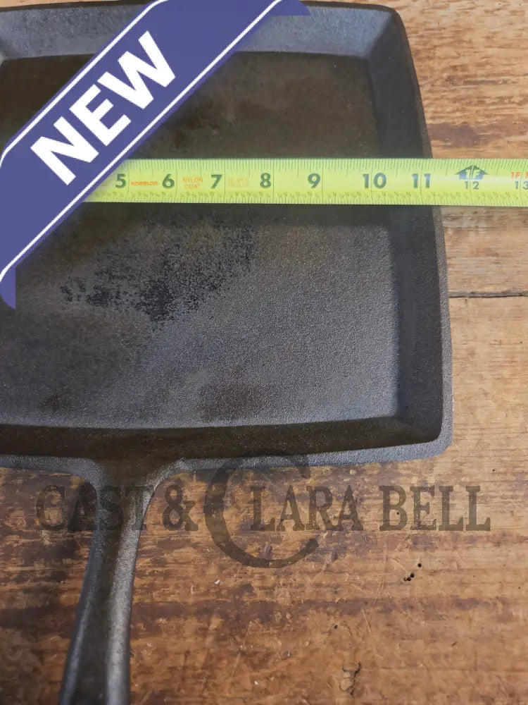Awesome and huge Birmingham S&R square breakfast skillet. Perfect universal piece for your kitchen! SC24 - Skillet