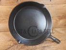Awesome and tough to find! Scarce smooth bottom #12 Vollrath cast iron skillet. This is a conversation starter! Skillet