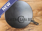 Awesome and tough to find! Scarce smooth bottom #12 Vollrath cast iron skillet. This is a conversation starter! Skillet