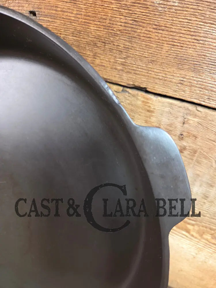 Awesome Big Bacon Skillet! Wagner #12 Cast Iron Skillet with Heat Ring 14 inch skillet - Skillet