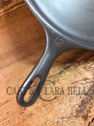 Awesome Big Bacon Skillet! Wagner #12 Cast Iron Skillet with Heat Ring 14 inch skillet - Skillet