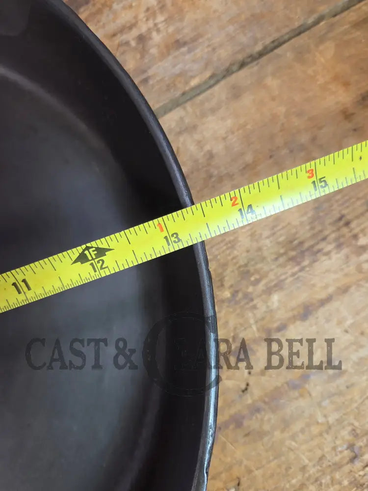 Awesome Big Bacon Skillet! Wagner #12 Cast Iron Skillet with Heat Ring 14 inch skillet - Skillet
