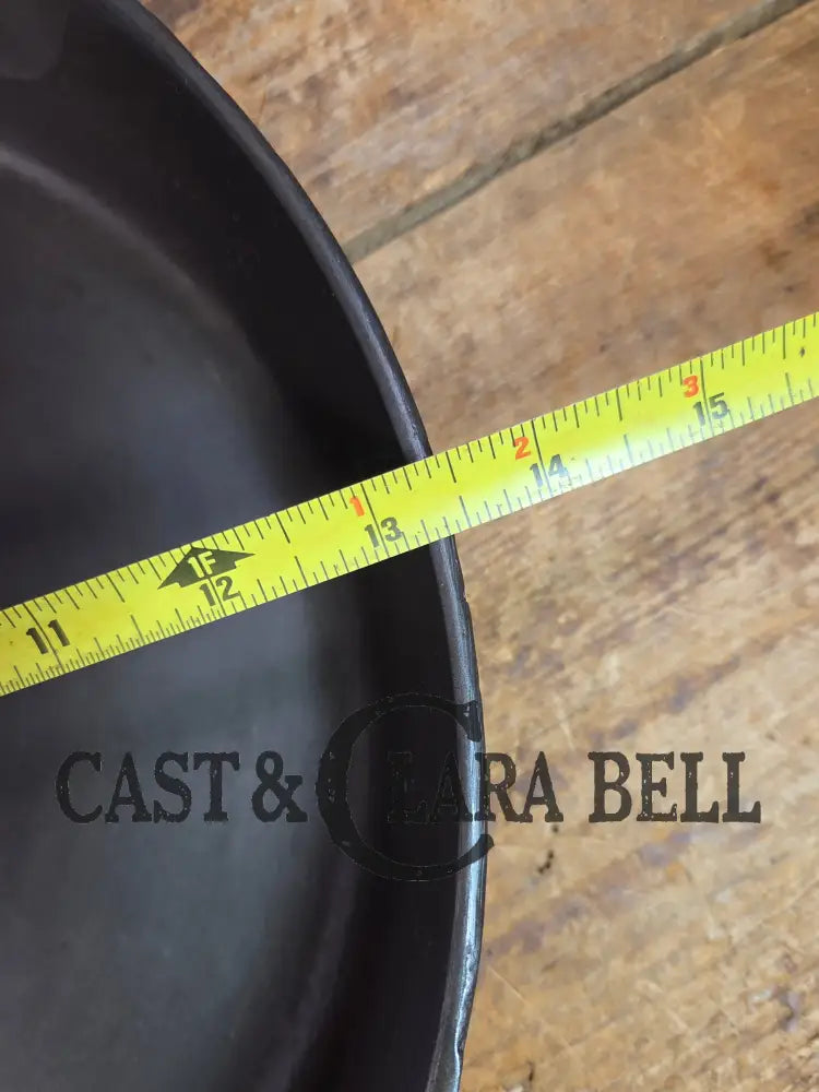 Awesome Big Bacon Skillet! Wagner #12 Cast Iron Skillet with Heat Ring 14 inch skillet - Skillet