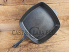 Awesome BIG Griswold (Wagner made) Square Cast Iron Skillet with Small Block Logo and Smooth Bottom ’57’ - Skillet