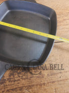 Awesome BIG Griswold (Wagner made) Square Cast Iron Skillet with Small Block Logo and Smooth Bottom ’57’ - Skillet