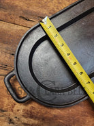 Awesome Center Piece! Late 1800’S Antique Gate-Marked #6 Cast Iron Griddle / Sad Heater Great For