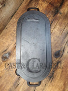 Awesome Center Piece! Late 1800’S Antique Gate-Marked #6 Cast Iron Griddle / Sad Heater Great For