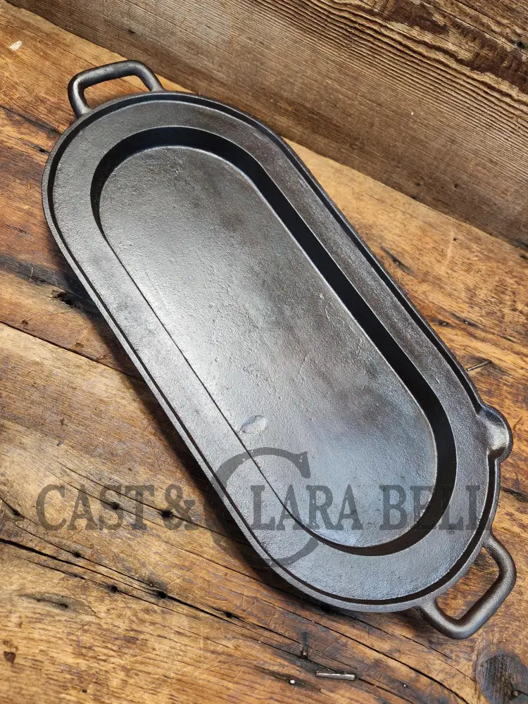 Awesome Center Piece! Late 1800’S Antique Gate-Marked #6 Cast Iron Griddle / Sad Heater Great For