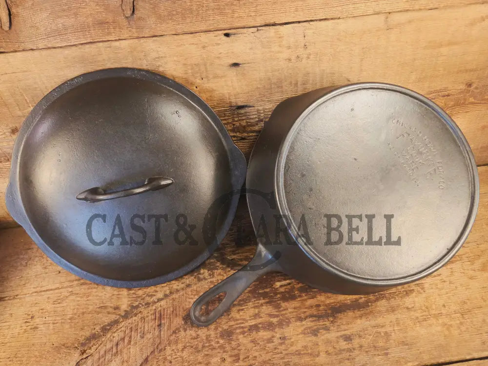 Awesome! Early 1900’s Chicago Hardware Foundry #8 Deep Skillet! Our favorite foundry story and a great skillet!