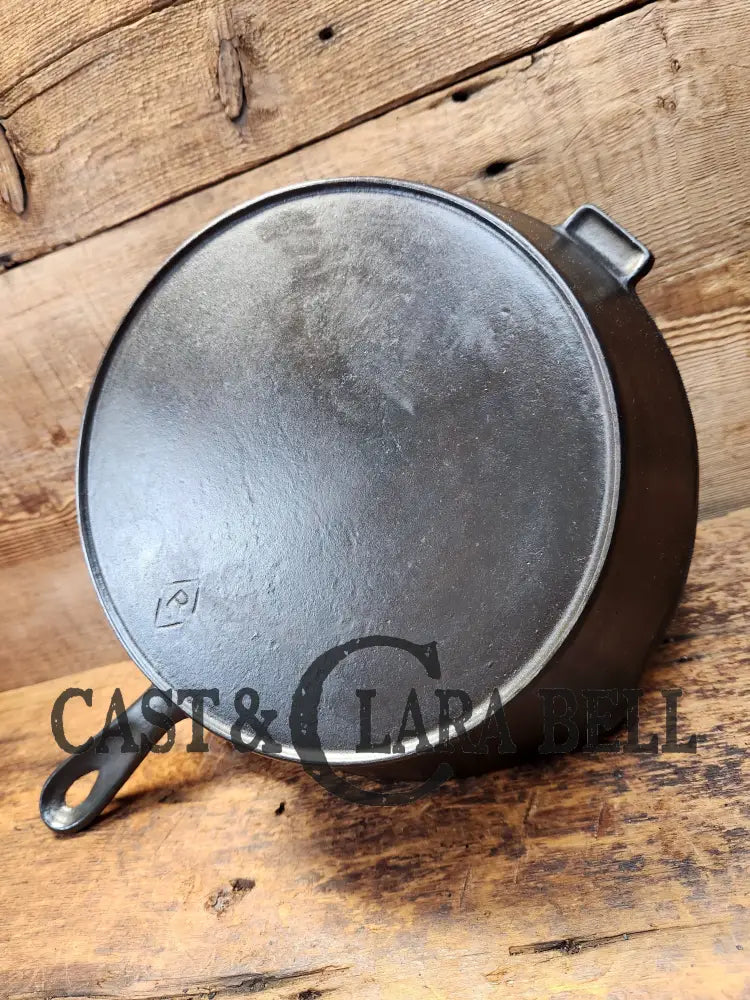 Awesome! Early 1900’S Chicago Hardware Foundry #8B ’Diamond’ Deep Skillet! Our Favorite