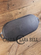 Awesome every day pan! 1920’s era Griswold #8 long pan w Block Slant Logo Erie 712. Sulfur pitting is fully restored