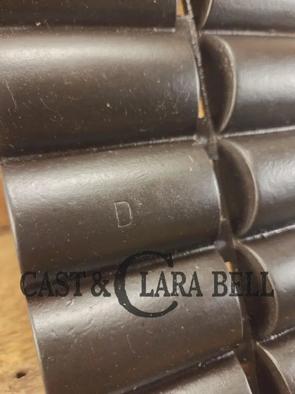 Awesome Gift Idea! 1920’s Wagner Ware French Roll Pan ’D’. Restored and Ready to Bake! Bakeware