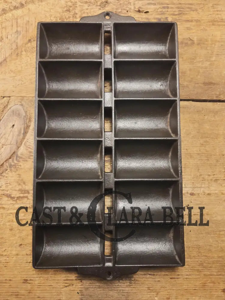 Awesome Gift Idea! 1920’s Wagner Ware French Roll Pan ’D’. Restored and Ready to Bake! Bakeware