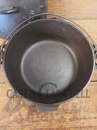 Awesome! 1920’s Griswold #8 Tite-Top Cast Iron Dutch Oven 833 D and high dome matching Griswold Lid 2551 A - Dutch