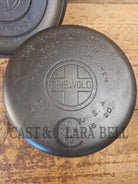 Awesome! 1920’s Griswold #8 Tite-Top Cast Iron Dutch Oven 833 D and high dome matching Griswold Lid 2551 A - Dutch