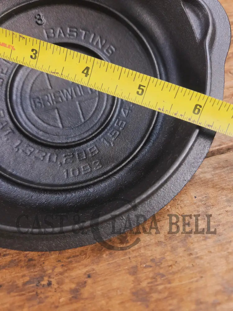 Awesome Griswold No. 3 Cast Iron Skillet Lid with Small Block Logo 1093. Tough to find so cool to own! Skillet