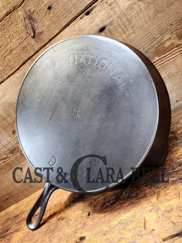 Awesome! Harder To Find Wagner National With Star! See Description Skillet