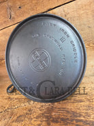 Awesome pizza griddle or for breakfast hot cakes! 1920’’s #10 Griswold Large Block cast iron Griddle 610 - Griddle