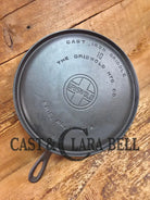 Awesome pizza griddle or for breakfast hot cakes! 1920’’s #10 Griswold Large Block cast iron Griddle 610 Griddle