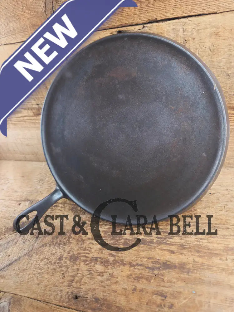 Awesome pizza griddle or for breakfast hot cakes! 1920’’s #10 Griswold Large Block cast iron Griddle 610 Griddle