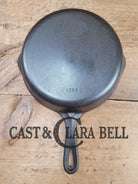 Awesome Saute And Side Skillet! 1930’S Wagner Ware #6 Cast Iron Skillet 1056 O Smooth Bottom