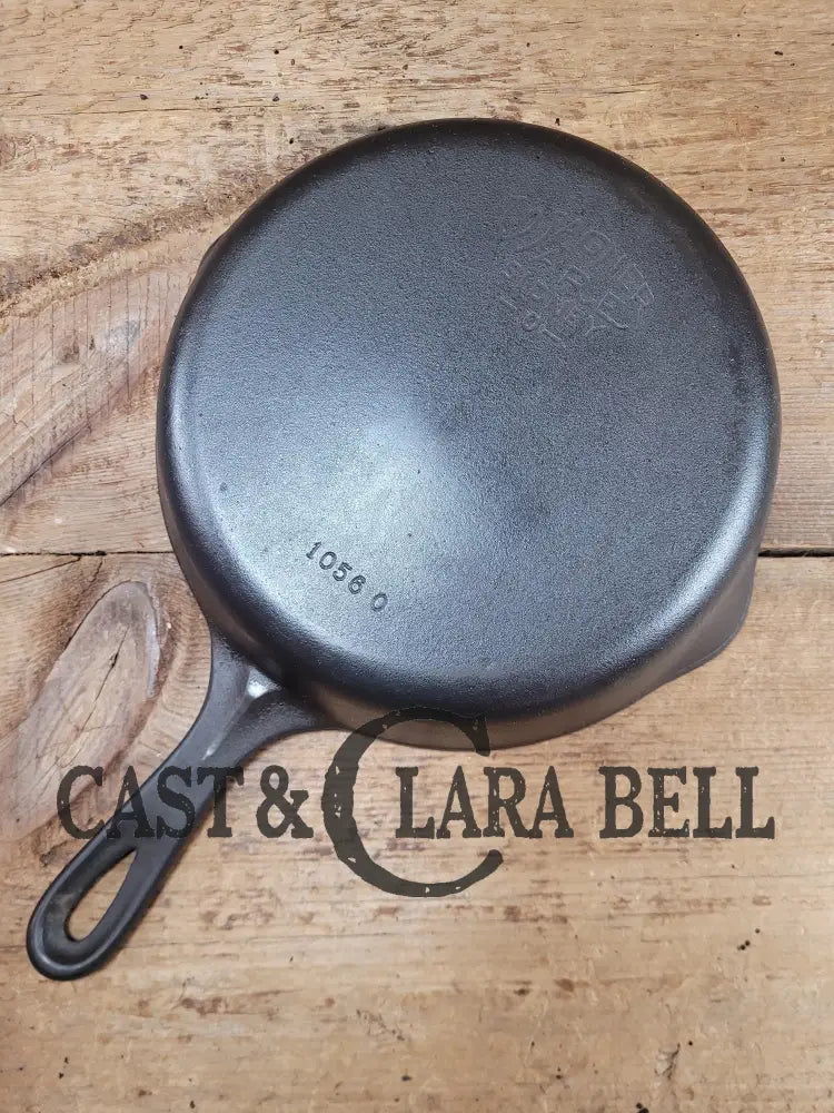 Awesome Saute And Side Skillet! 1930’S Wagner Ware #6 Cast Iron Skillet 1056 O Smooth Bottom