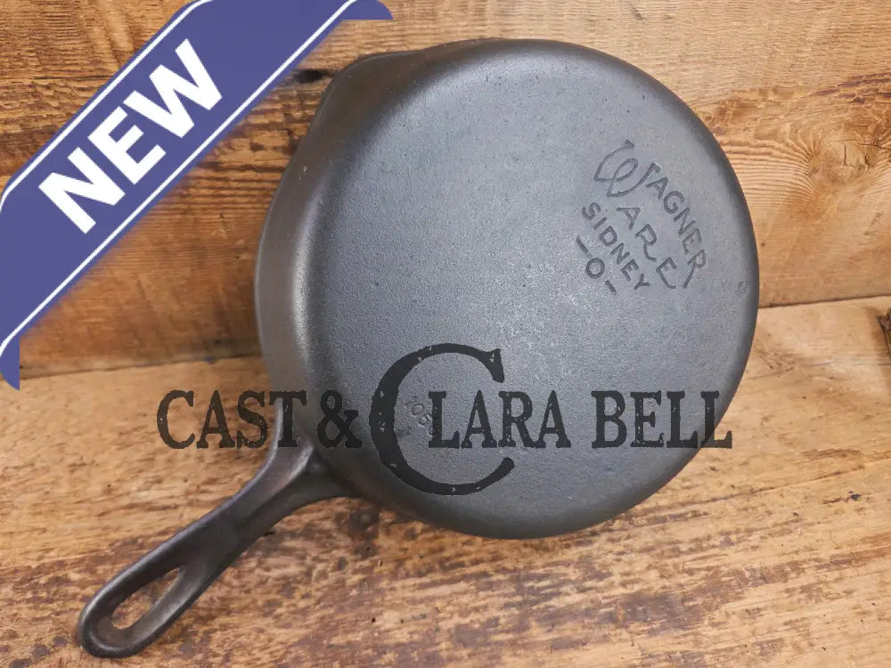 Awesome saute and side skillet! 1930’s Wagner Ware #6 Cast Iron Skillet 1056 Smooth Bottom Skillet