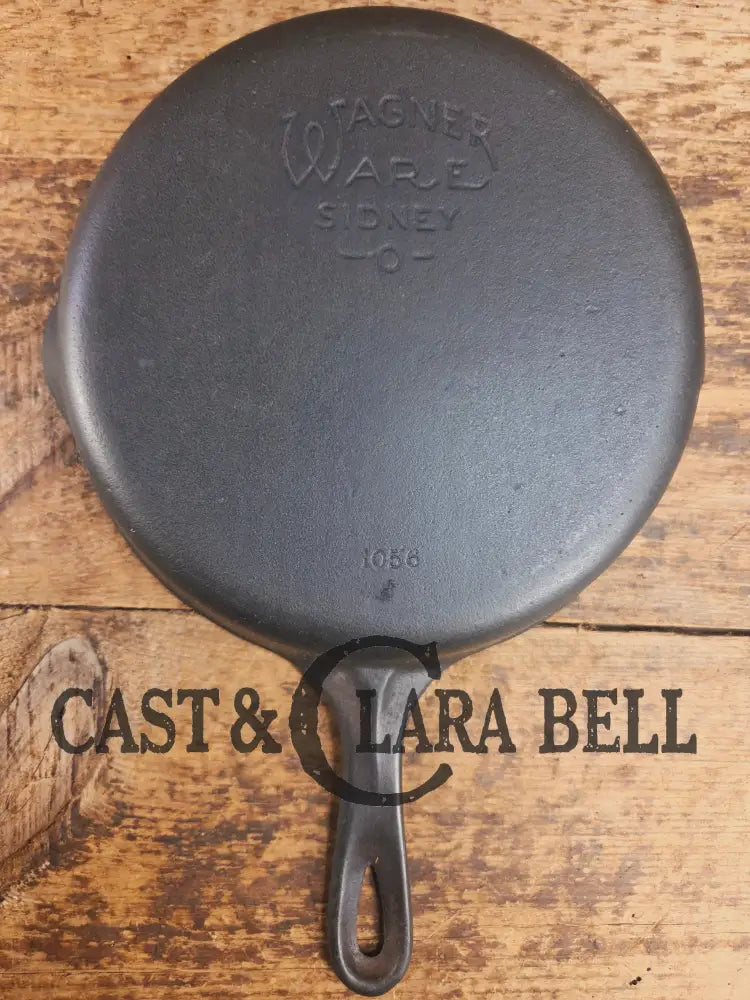 Awesome saute and side skillet! 1930’s Wagner Ware #6 Cast Iron Skillet 1056 Smooth Bottom Skillet