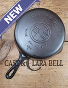 Awesome Saute Skillet! 1930’S Griswold #6 Cast Iron Skillet With Large Block Logo And Smooth