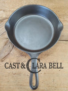 Awesome saute skillet! 1930’s Griswold #6 cast iron Skillet with Large Block Logo and Smooth Bottom 699 A