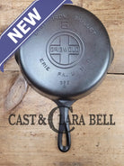 Awesome Saute Skillet! 1930’S Griswold #6 Cast Iron Skillet With Large Block Logo And Smooth