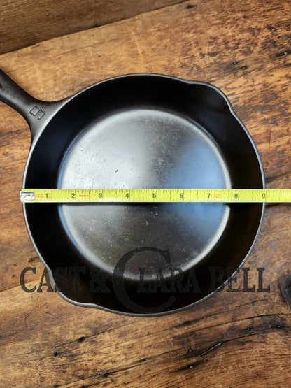 Awesome Saute Skillet! 1930’S Griswold #6 Cast Iron Skillet With Large Block Logo And Smooth