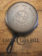 Awesome saute skillet! 1930’s Griswold #6 cast iron Skillet with Large Block Logo and Smooth Bottom 699 J Skillet