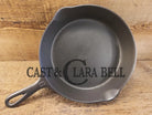Awesome saute skillet! 1930’s Griswold #6 cast iron Skillet with Large Block Logo and Smooth Bottom 699 J Skillet