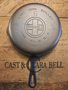 Awesome saute skillet! 1930’s Griswold #6 cast iron Skillet with Large Block Logo and Smooth Bottom 699 J Skillet