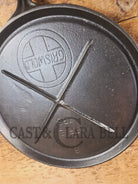 Awesome single serve piece! Lightweight early 1910’s Era Griswold Slant Logo Vintage Griddle #8 Erie 738 Griddle