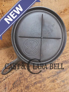 Awesome single serve piece! Lightweight early 1920 Griswold Slant Logo Vintage Griddle #8 Erie 738 Griddle