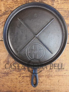 Awesome single serve piece! Lightweight early 1920 Griswold Slant Logo Vintage Griddle #8 Erie 738 - Griddle