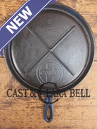 Awesome single serve piece! Lightweight early 1920 Griswold Slant Logo Vintage Griddle #8 Erie 738 - Griddle