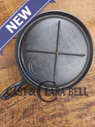 Awesome single serve piece! Lightweight early 1920 Griswold Slant Logo Vintage Griddle #8 Erie 738 - Griddle