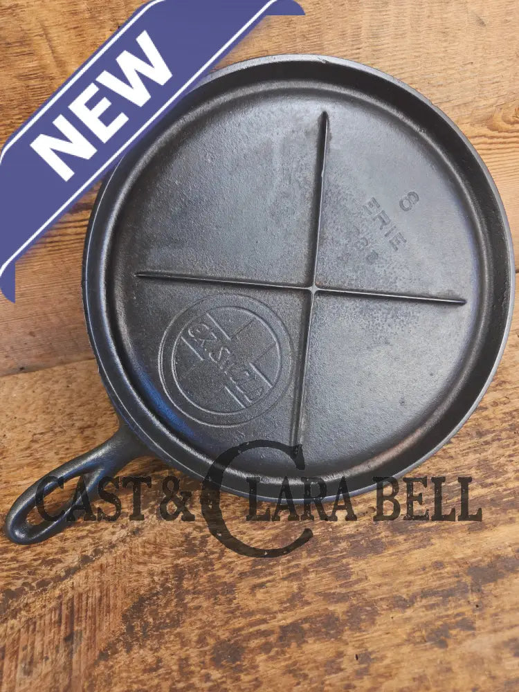 Awesome single serve piece! Lightweight early 1920 Griswold Slant Logo Vintage Griddle #8 Erie 738 - Griddle