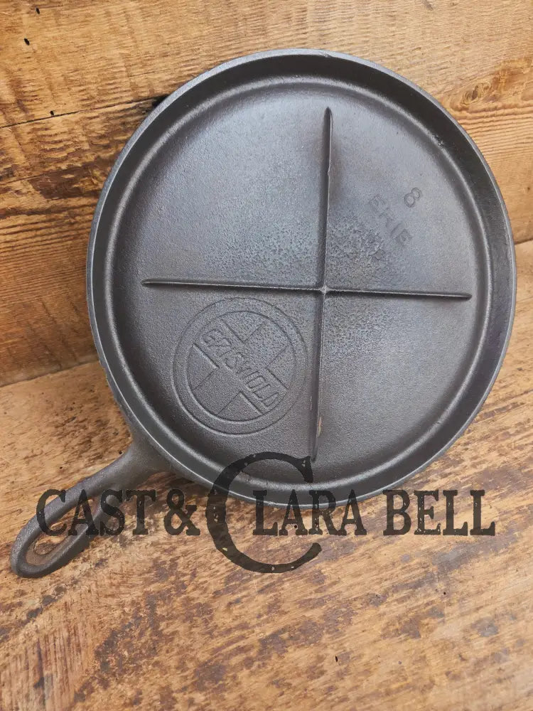 Awesome single serve piece! Lightweight early 1920 Griswold Slant Logo Vintage Griddle #8 Erie 738 Griddle