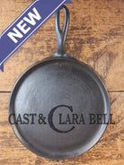 Awesome single serve piece! Lightweight early 1920 Griswold Slant Logo Vintage Griddle #8 Erie 738 - Griddle